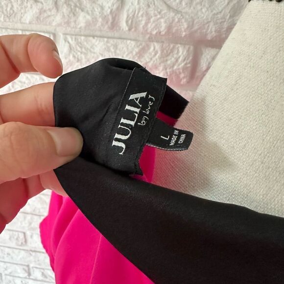 Pink Collar Button-up Crop Top - Picture 5 of 5